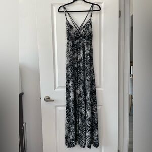 Guilty XL Criss-Cross Beaded Strap Maxi Dress